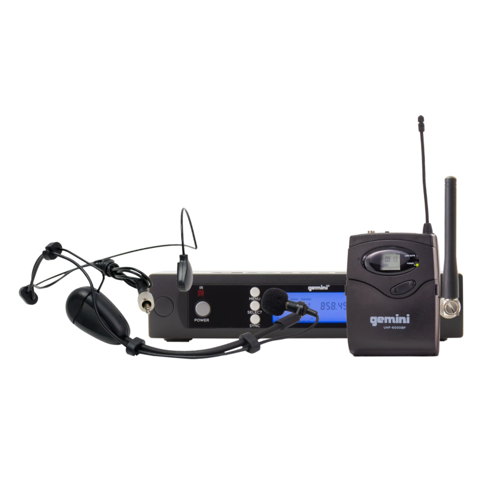 Gemini UHF-6100HL Sistema Inalámbrico Cintillo UHF