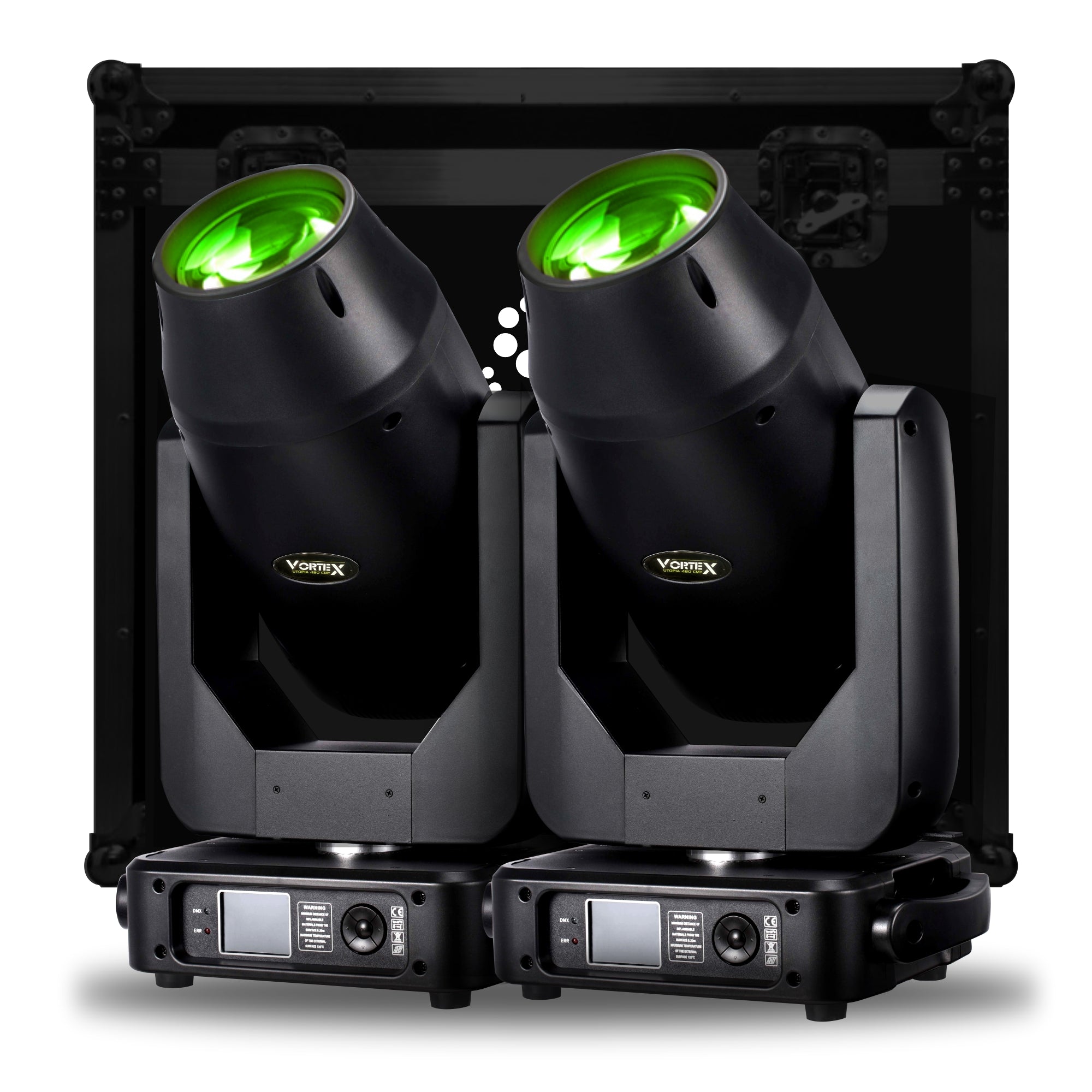 Eastman Vortex Utopía Cabeza Móvil Híbrida CMY/CTO + Case 480W