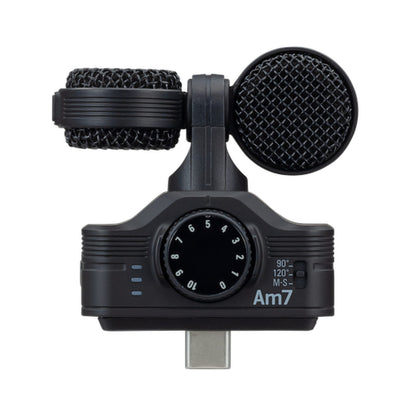 Zoom AM7 Micrófono Estéreo Mid-Side Para Dispositivos Android con Conector USB-C
